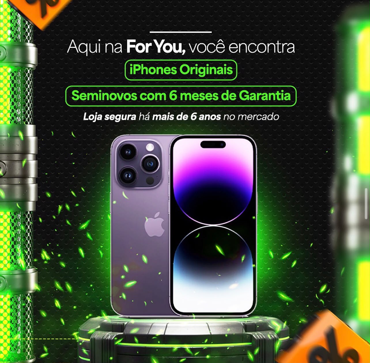iPhones Originais com 6 meses de Garantia